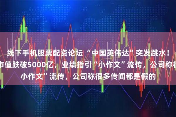 线下手机股票配资论坛 “中国英伟达”突发跳水！寒武纪大跌14%市值跌破5000亿，业绩指引“小作文”流传，公司称很多传闻都是假的